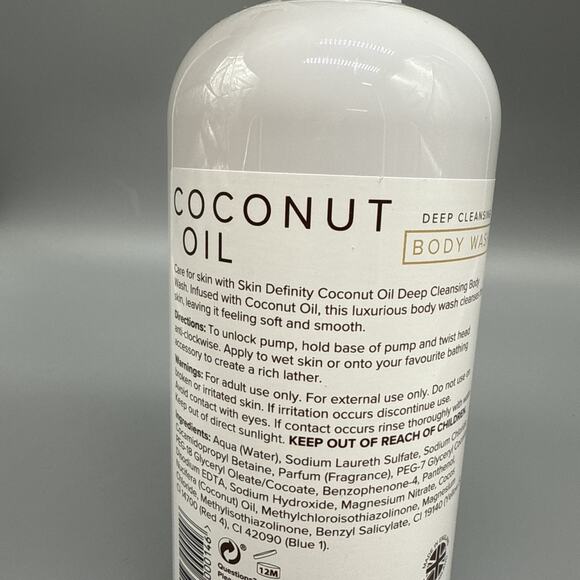 Creightons Deep Cleansing Coconut Oil Body Wash 33.8oz Shower Gel - Picture 5 of 6